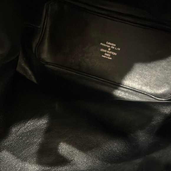 Louis Vuitton Navy Sequin Graffiti Bucket Bag - Picture 9 of 16